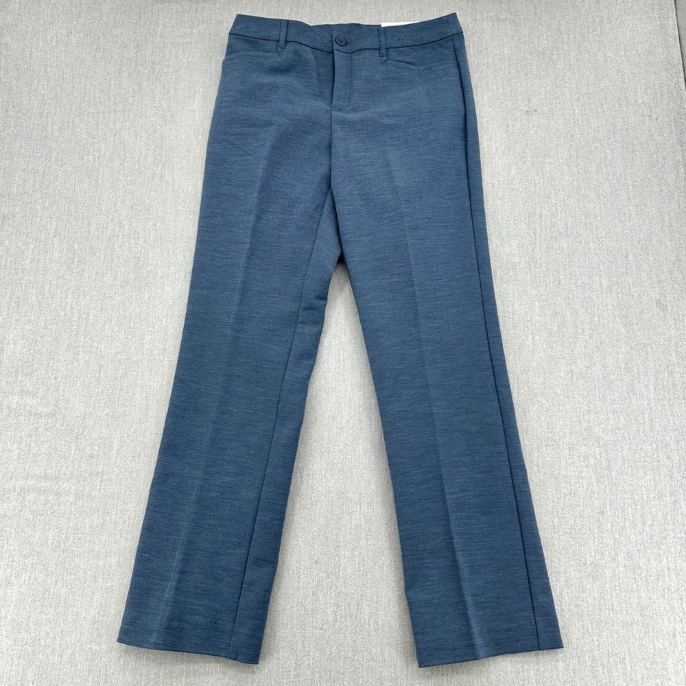 Christopher & Banks Trousers Womens 6 Blue The Perfect Pant Shaped Fit Mid-Rise